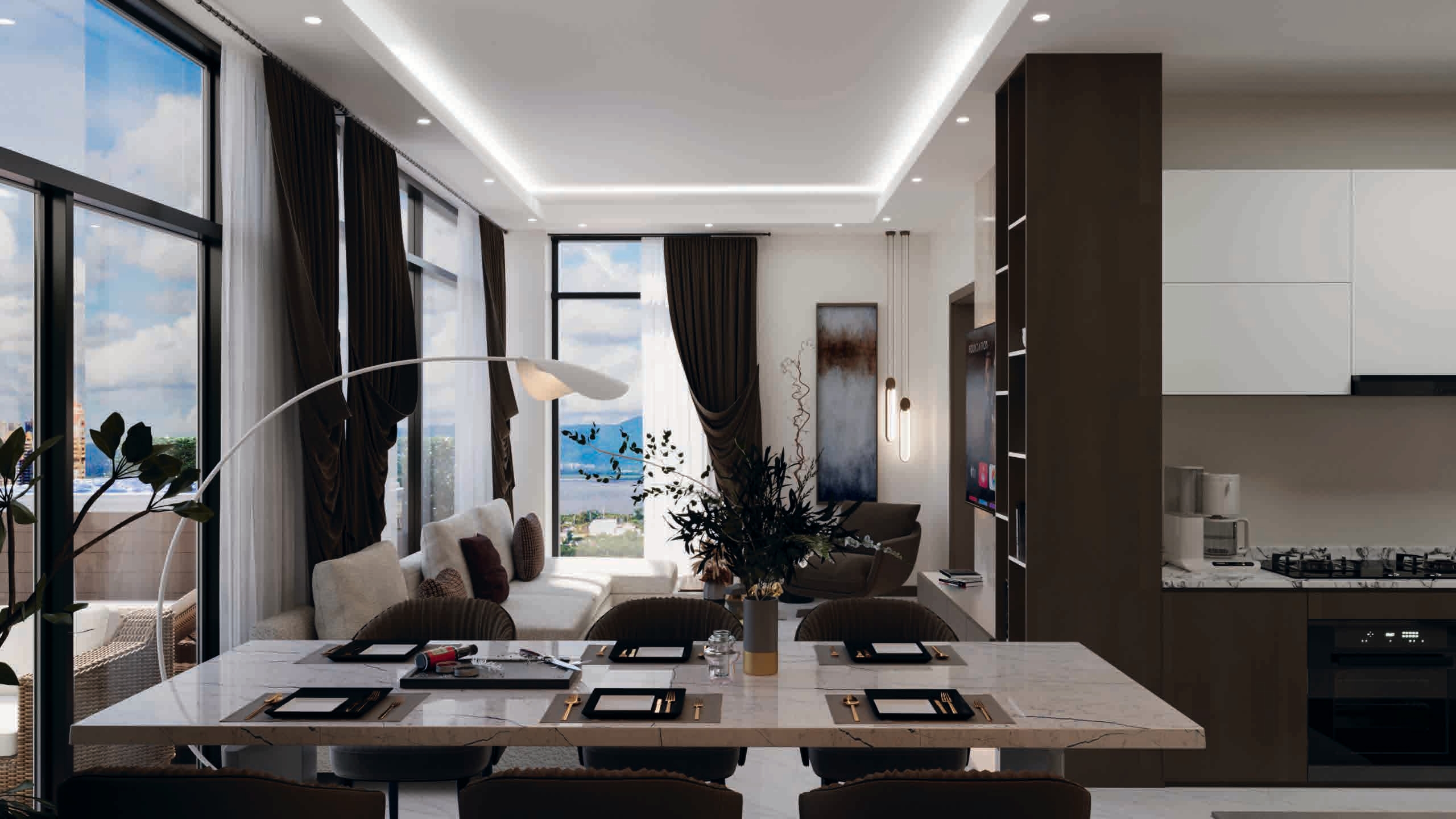 West Rise modern living